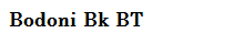 Bodoni Bk BT